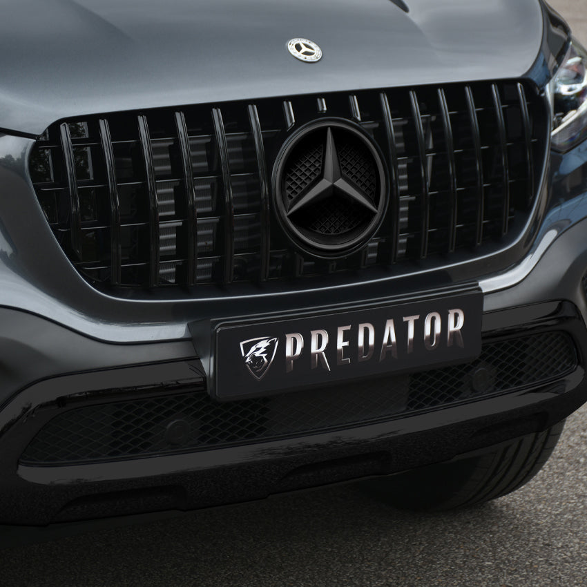Predator Gloss Black Panamericana Grille for Mercedes X-Class